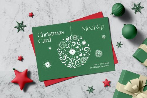 Christmas Card Mock-up