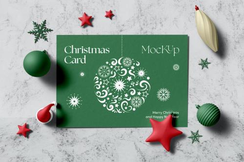 Christmas Card Mock-up