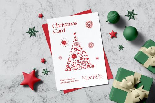 Christmas Card Mock-up