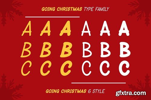 Going Christmas - Christmas Family Font HJT66KF