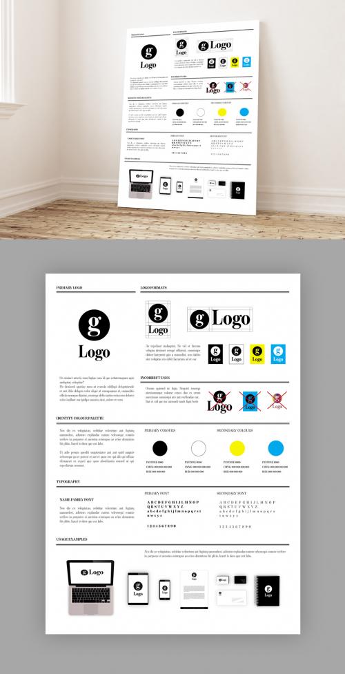 Brand Guideline Poster Layout - 274072691