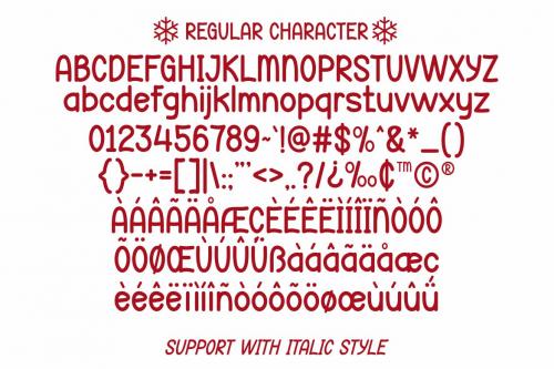 Holly Santa - Christmas Family Font