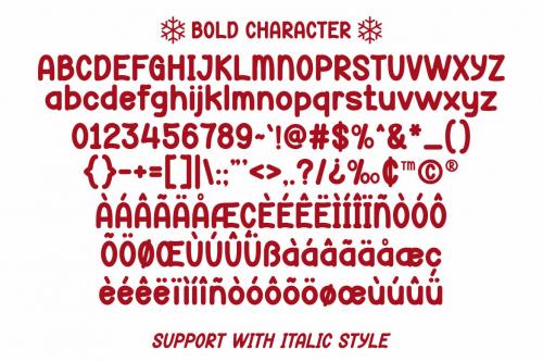 Holly Santa - Christmas Family Font