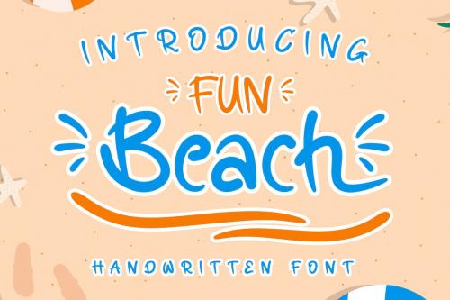 Fun Beach - Playful Handwritten Font