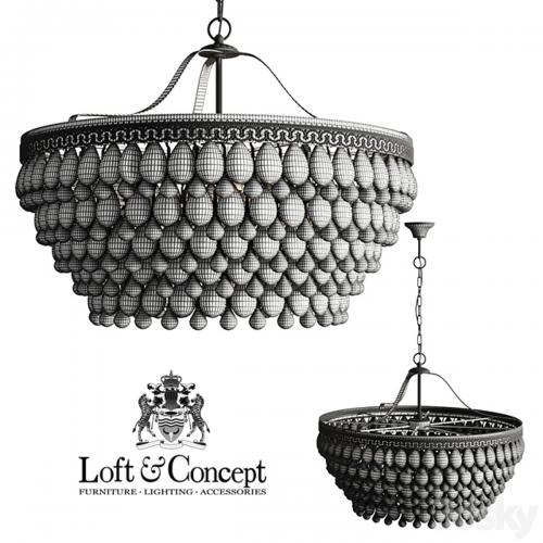 Chandelier Clarissa Glass Drop Petite Round Chandelier