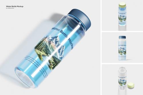 Plastic Water Bottle Mockup