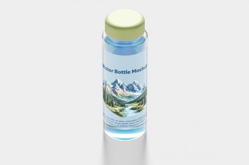 Plastic Water Bottle Mockup