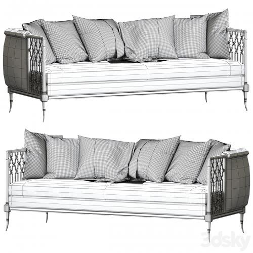 Caracole Lattice Entertain You Sofa