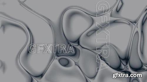 Silver Liquid Background Loop 1561003