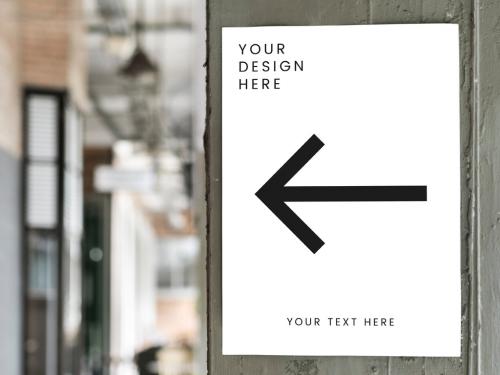 White Sign on Building Corner Mockup - 274922495