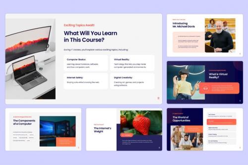 IT Learning Introduction - Powerpoint Templates