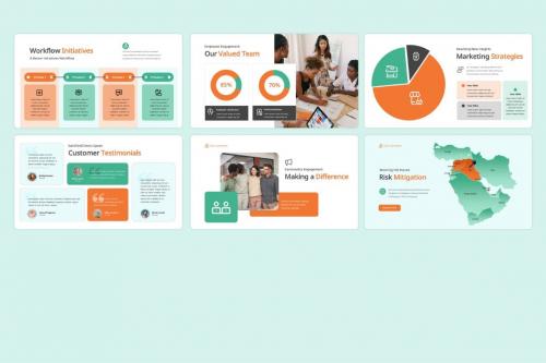 Company Yearly Report - Powerpoint Templates