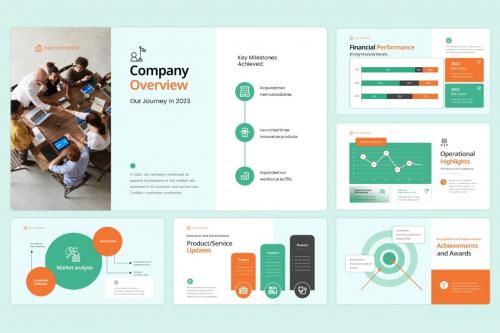 Company Yearly Report - Powerpoint Templates