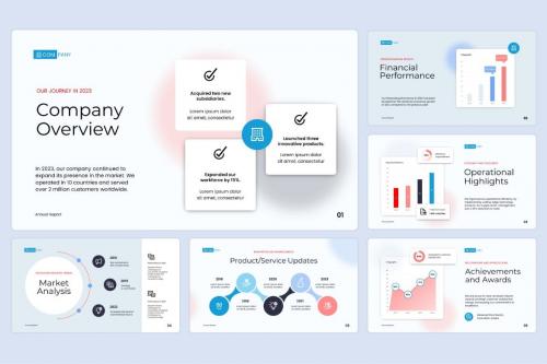 Company Annual Report - Powerpoint Templates