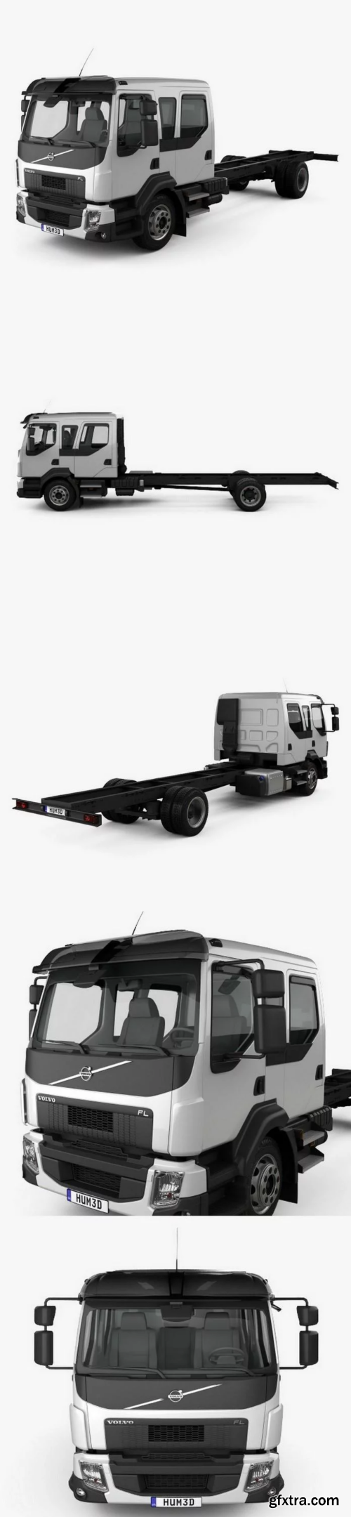 Volvo FL Crew Cab Chassis Truck 2013