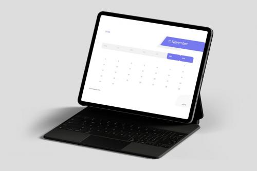 Simple 2024 Calendar PowerPoint Template