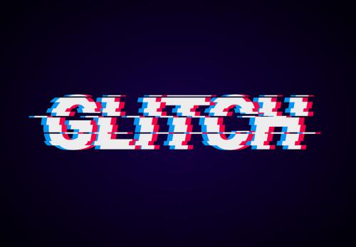 Error Glitch Text Effect	 - 277602584