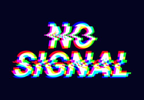 Signal Error Distorted Text Effect - 277602664