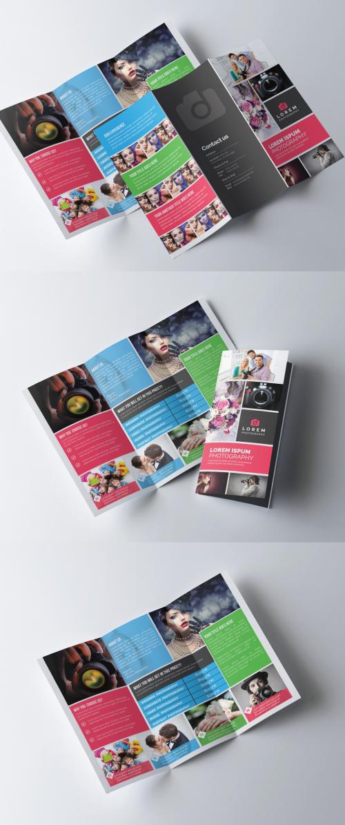 Photography Trifold Brochure Template - 277926716