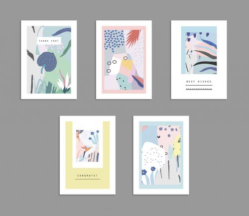 Abstract Card Set - 277939872