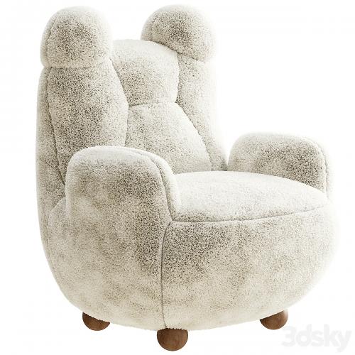 Papa bear armchair fur