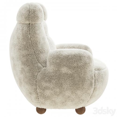 Papa bear armchair fur