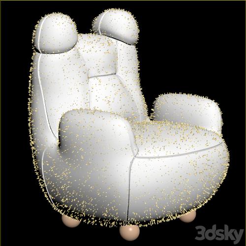 Papa bear armchair fur