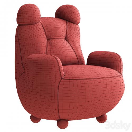 Papa bear armchair fur