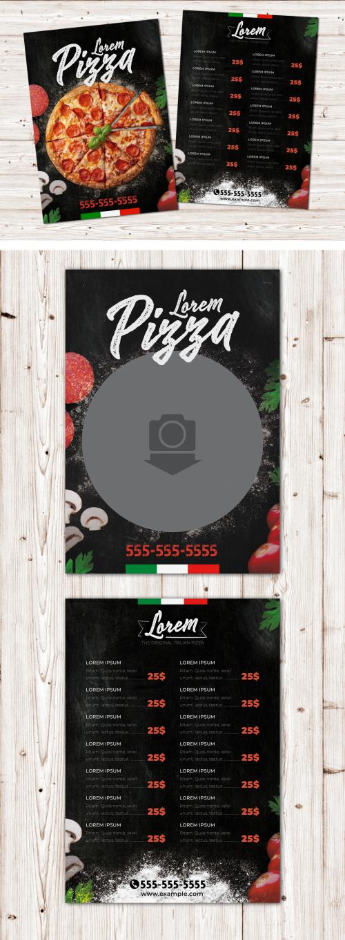 Pizza Restaurant Flyer Layout - 278588807
