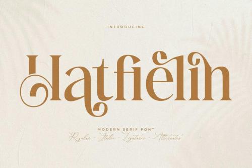 Hatfielin Modern Serif Font