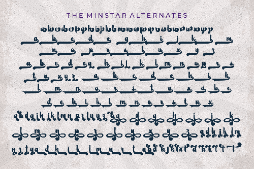 The Minstar - Bold Retro Script Font
