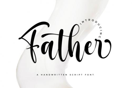 Father Script Font