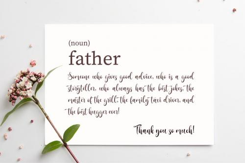 Father Script Font