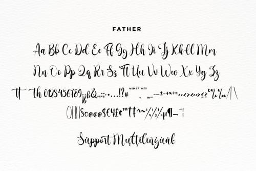 Father Script Font