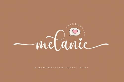 Melanie Script Font