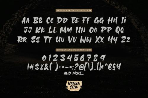 Krakenstein - Horror Display Font