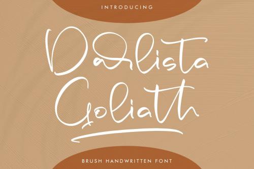 Darlista Goliath Brush Handwritten