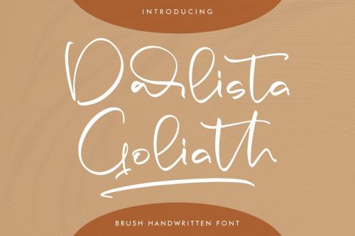 Darlista Goliath Brush Handwritten