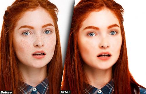 Skin Retouching Photoshop Action