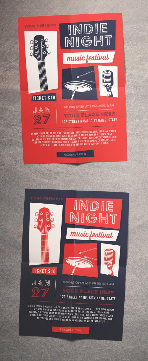 Indie Night Music Festival Flyer - 279403777