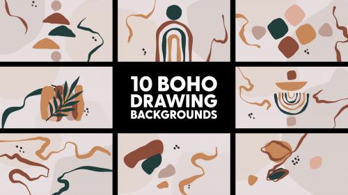 ArtList - Boho Drawing Backgrounds - 126776