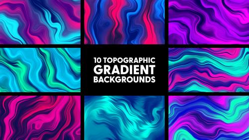 ArtList - Topographic Gradient Backgrounds - 126778