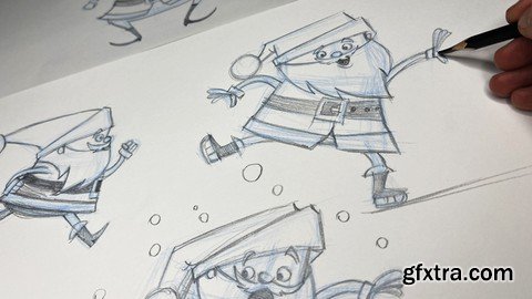 Jolly Strokes: Cartoon Santa Drawing Masterclass