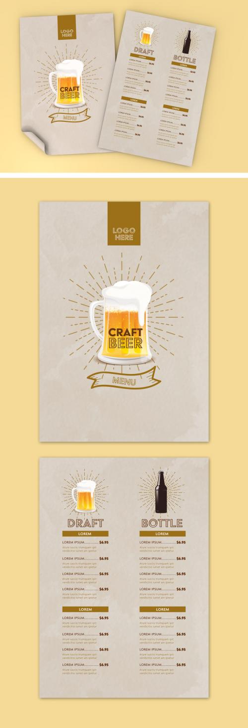 Beer and Wine List Layout - 281126124