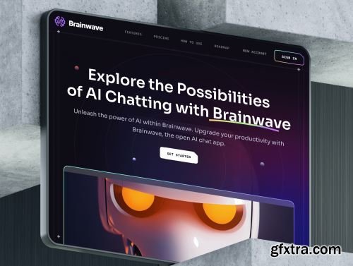 Brainwave - AI Landing Page Kit Ui8.net