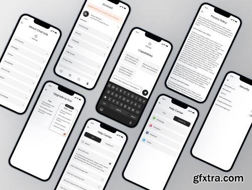 ChatHub - AI Chat Mobile App UI KIT Ui8.net