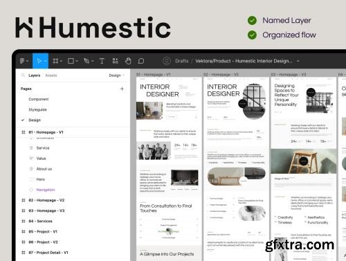 Humestic - Interior Designer Website Ui8.net