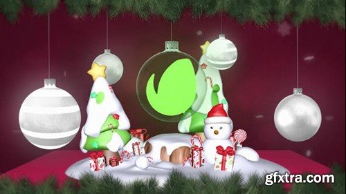 Videohive Christmas Card Intro 49345402