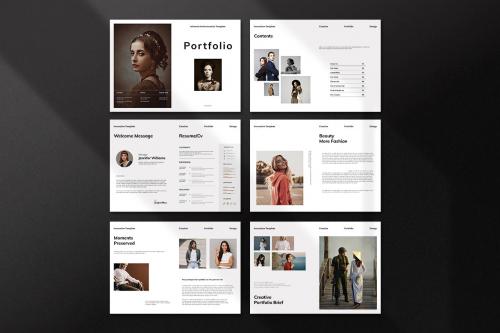 Portfolio Magazine Layout