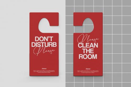 Door Sign Mockup